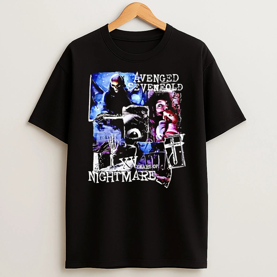 Avenged Sevenfold Nightmare 15th Anniversary Graphic T Shirt