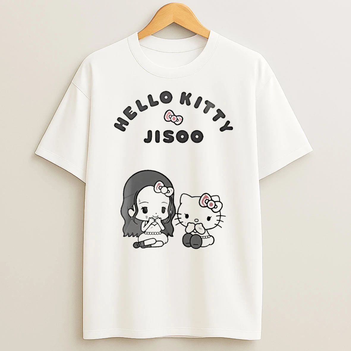 Awesome Jisoo X Hello Kitty New Edition 2026 Cute T Shirt