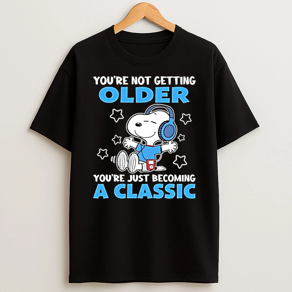 Awesome Snoopy Youre Not Getting Older Youre Just Becoming A Classic T Shirt