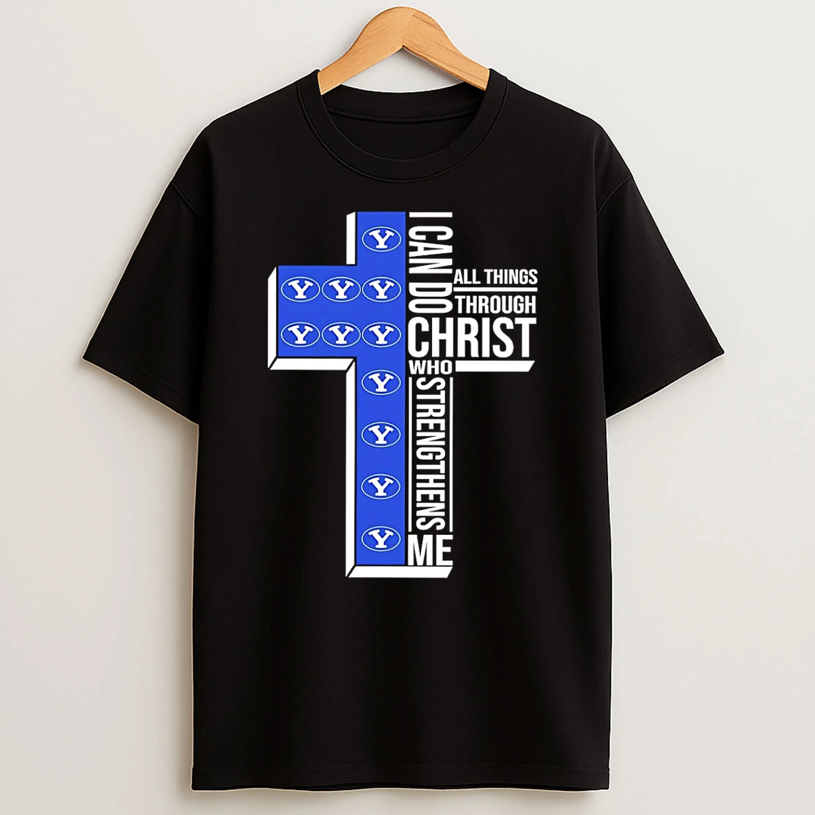 Byu Cougars Womens Basketball I Can All Things Do Through Christ Who Strengthens Me T Shirt