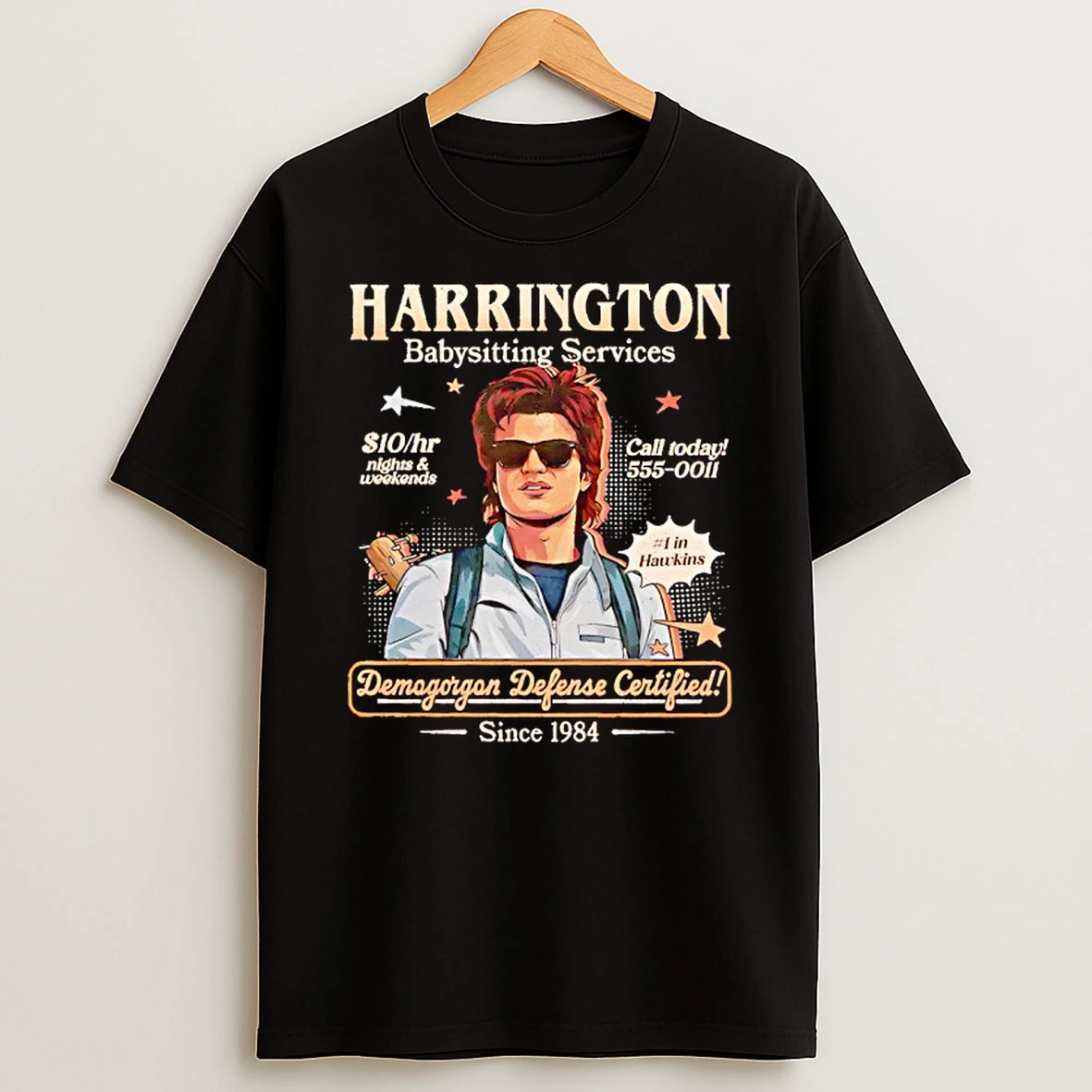 Babysitting Services Dustin Stranger Things T Shirt