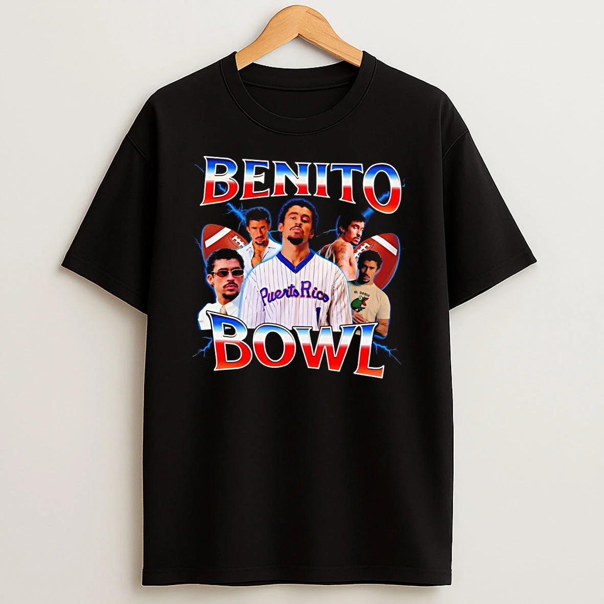 Bad Bunny Benito Bowl Superbowl 2026 Halftime Game Day Puerto Rican T Shirt