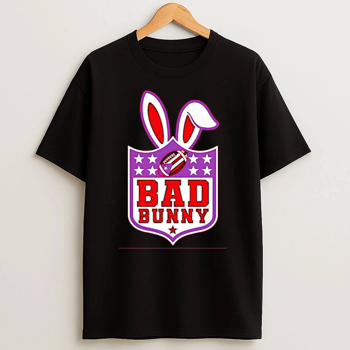 Bad Bunny Nfl Logo Benito Bowl 2026 Halftime Show Puerto Rico Football T Shirt