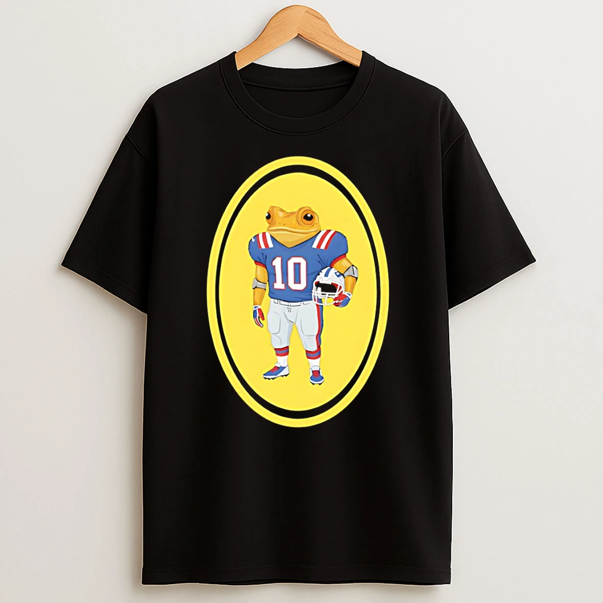 Bad Bunny Frog X Drake Maye New England Patriots Football Afc Championship T Shirt