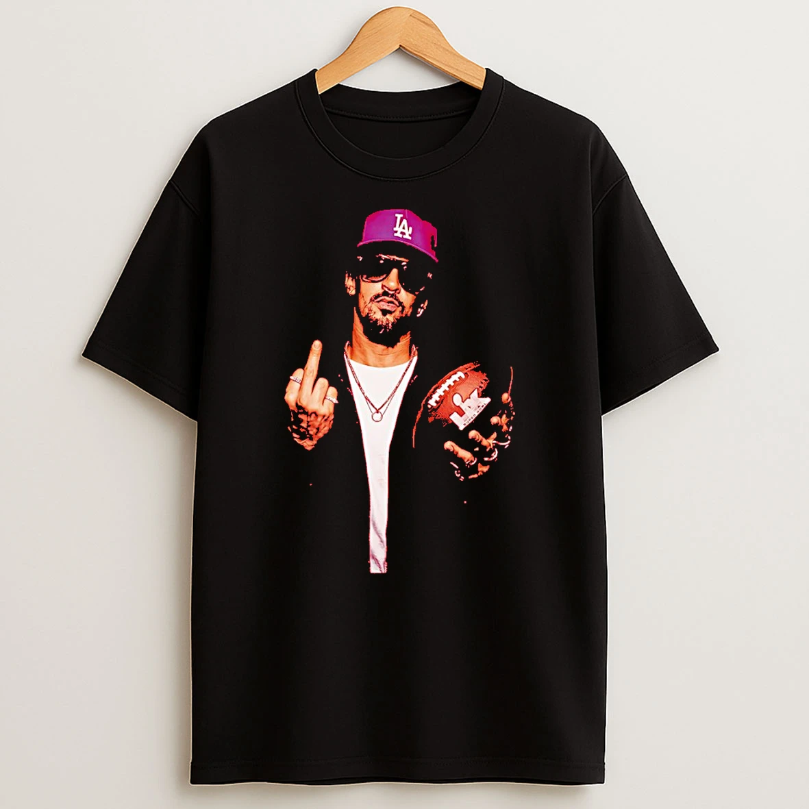 Bad Bunny Middle Finger Benito Bowl 2026 Halftime Show Puerto Rico Football T Shirt