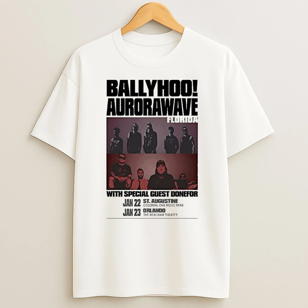 Ballyhoo And Aurorawave Florida Event 2026 T Shirt