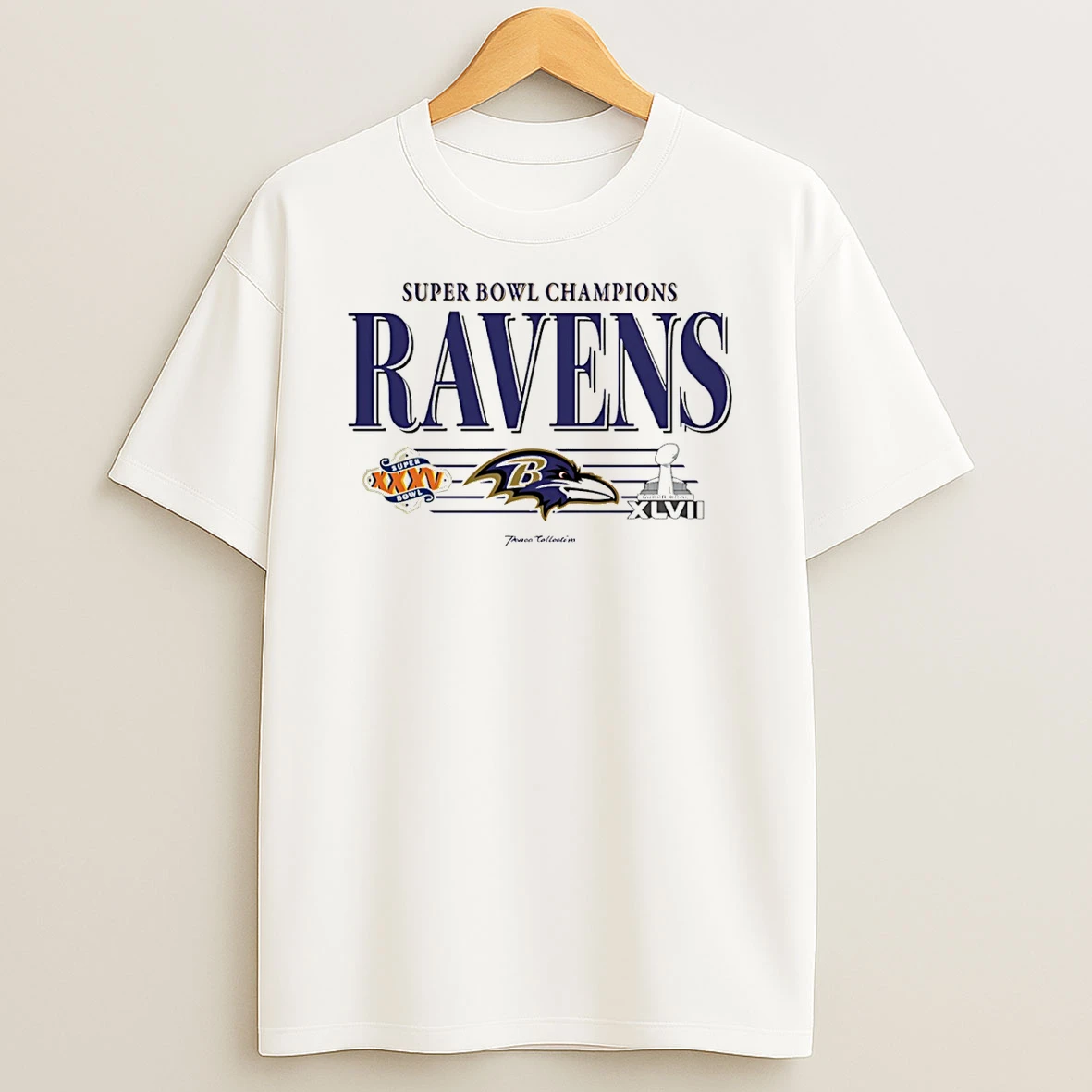 Baltimore Ravens Super Bowl Champions Xlvii Vintage T Shirt