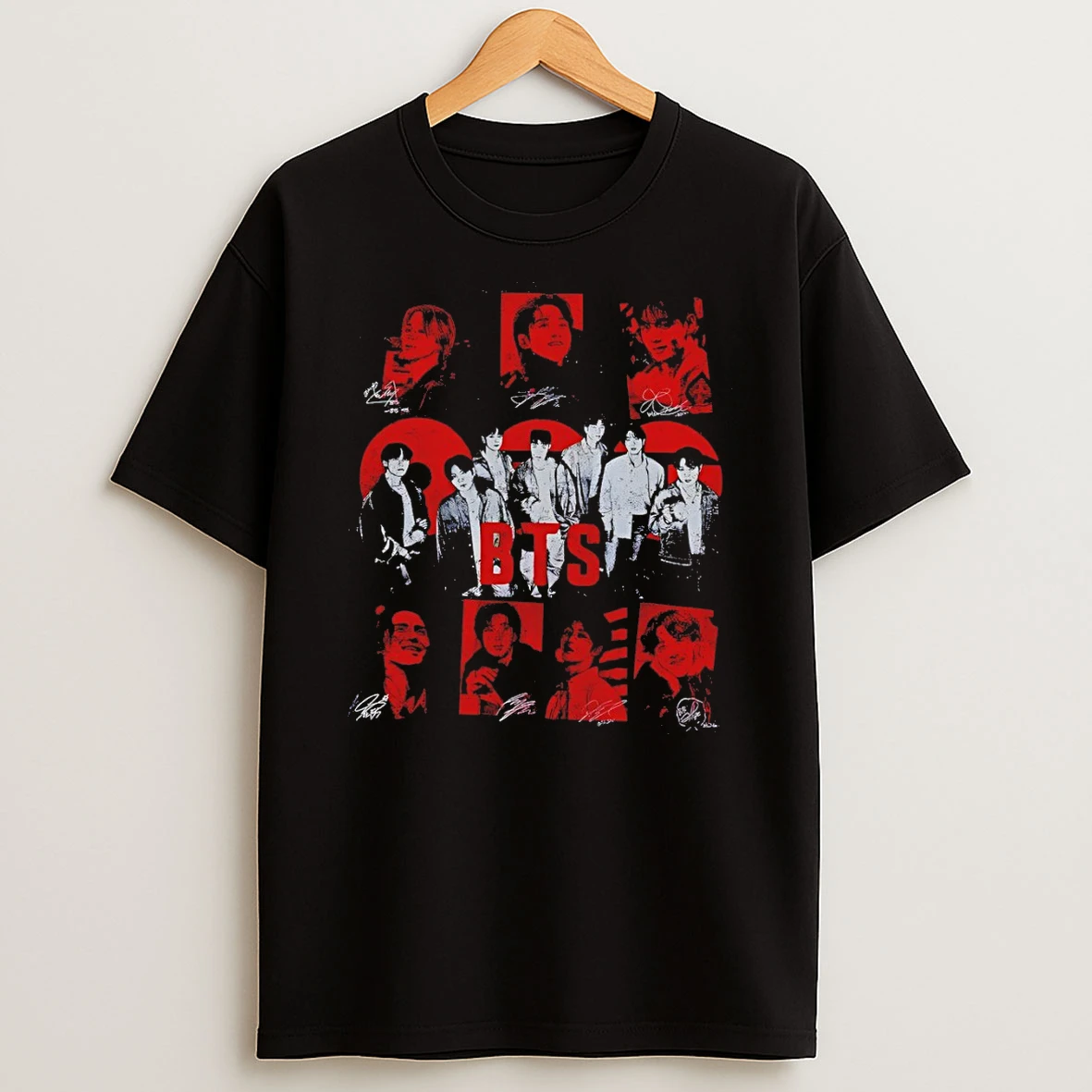 Bang Tan Boy Vintage Bts Graphic Signature T Shirt