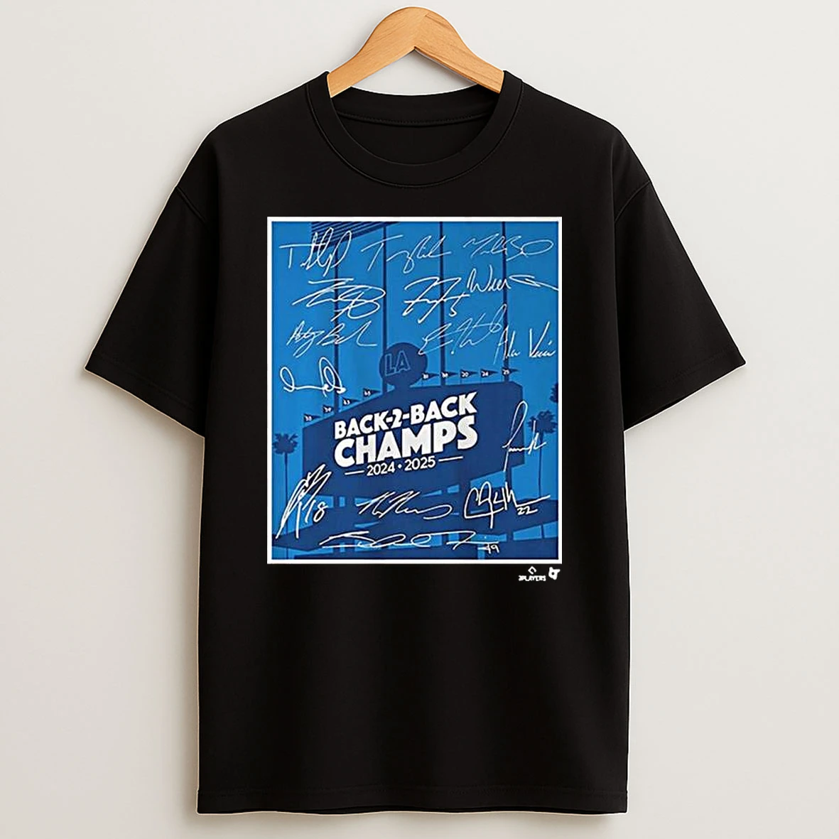 Baseball Back To Back Champs 2024 2025 Signatures T Shirt