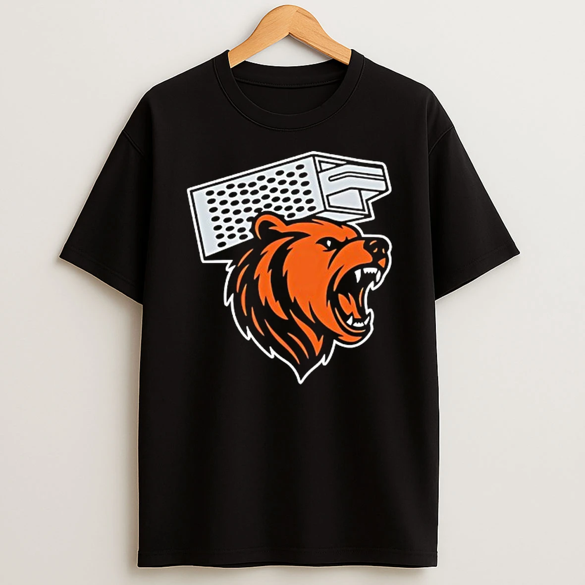Bear Cheese Grater Chicago Bears T Shirt