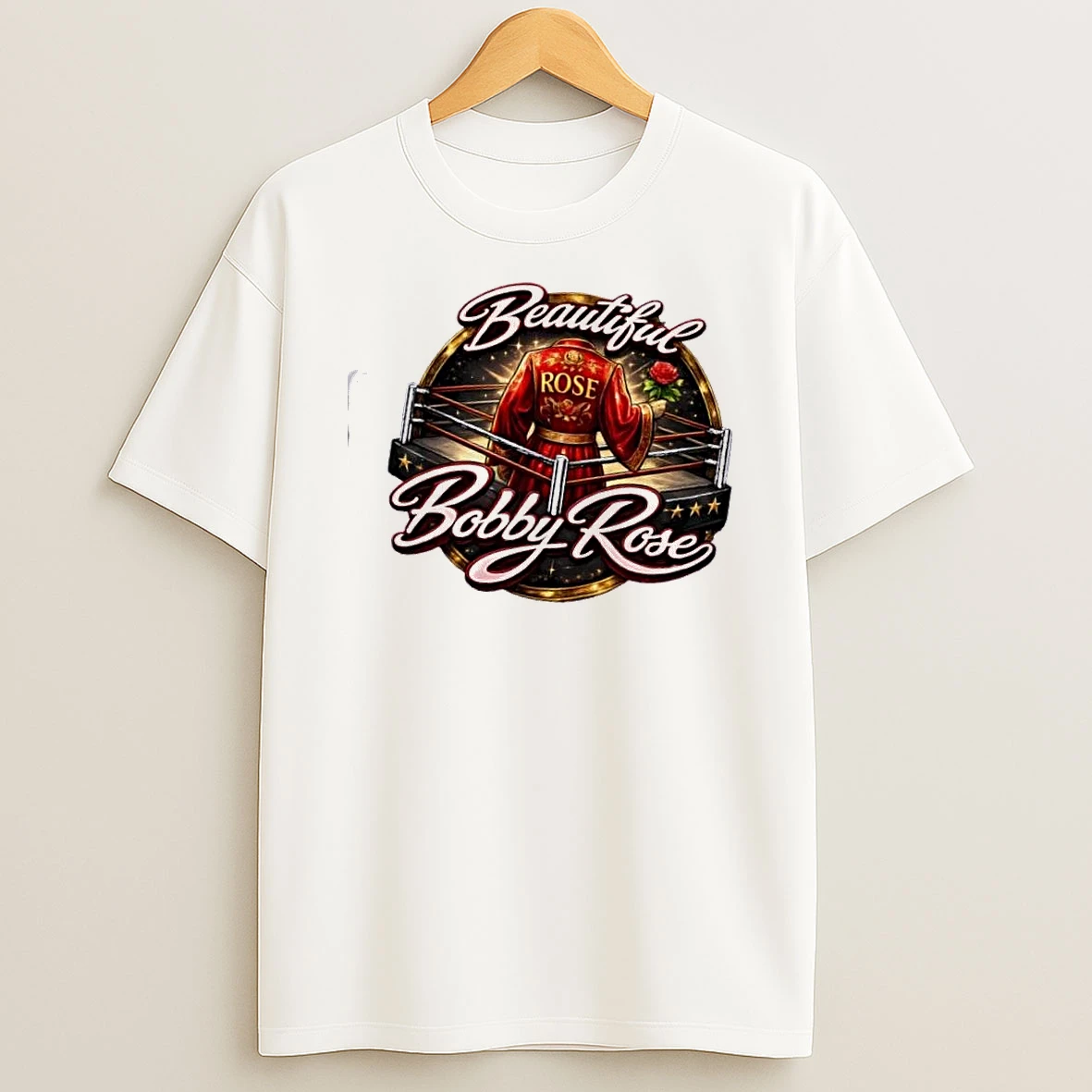 Beautiful Bobby Rose Custom Logo T Shirt