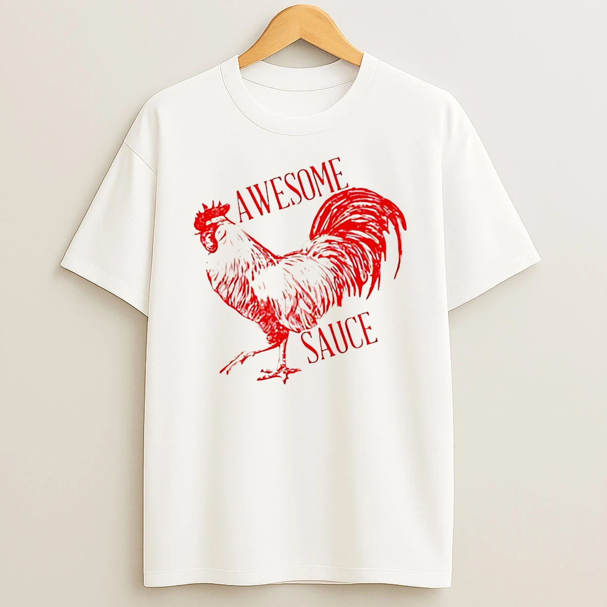 Ben Affleck Awesome Sauce Rooster T Shirt