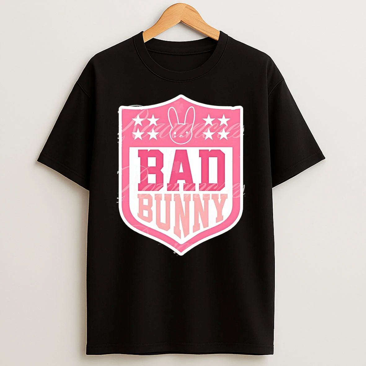 Benito Bad Bunny Pink Superbowl Nfl Parody Logo T Shirt