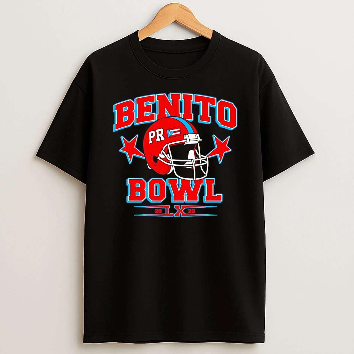 Benito Bowl 2026 Puerto Rico Football Helmet T Shirt