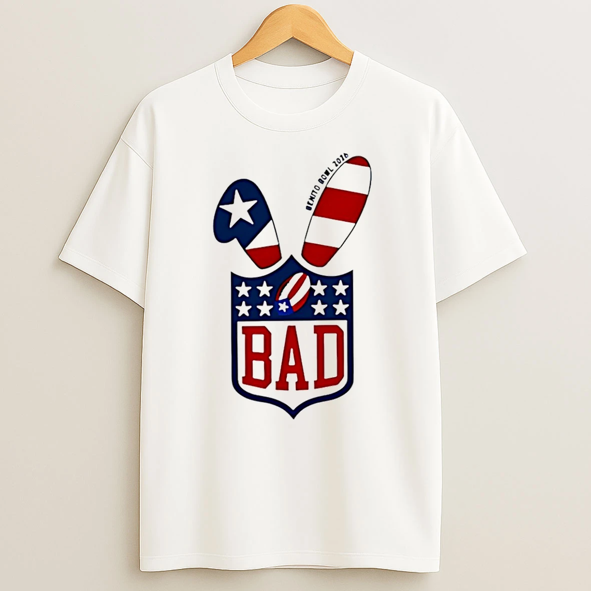 Benito Bowl 2026 Super Football Bad Game Day Bunny T Shirt