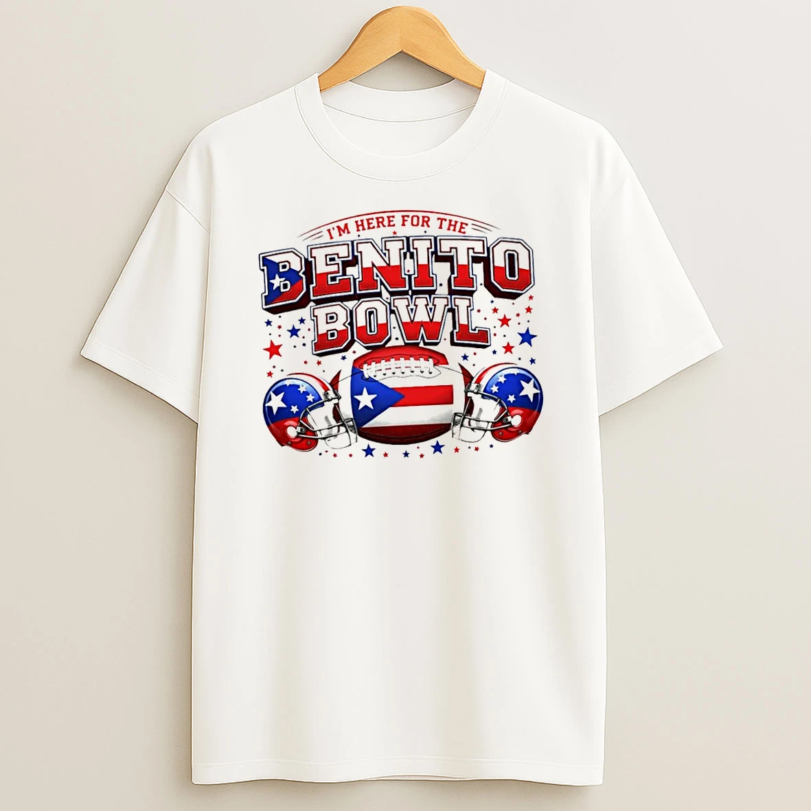 Benito Bowl Bad Bunny Im Here For The Benito Bowl Logo T Shirt