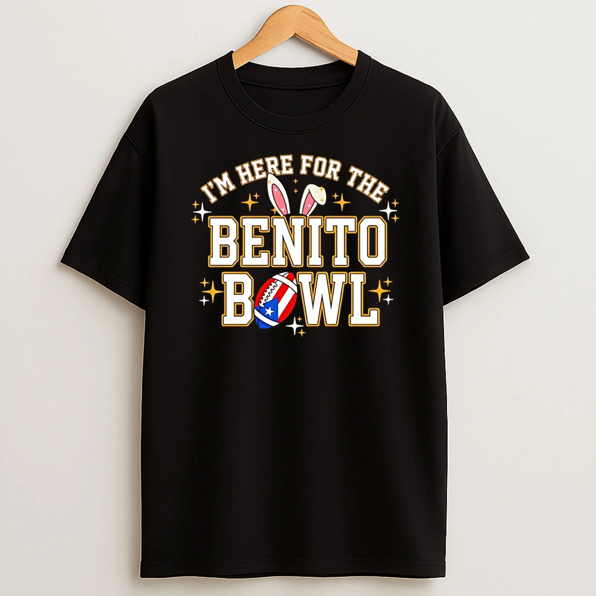 Benito Bowl Im Here For The Super Bowl 2026 T Shirt