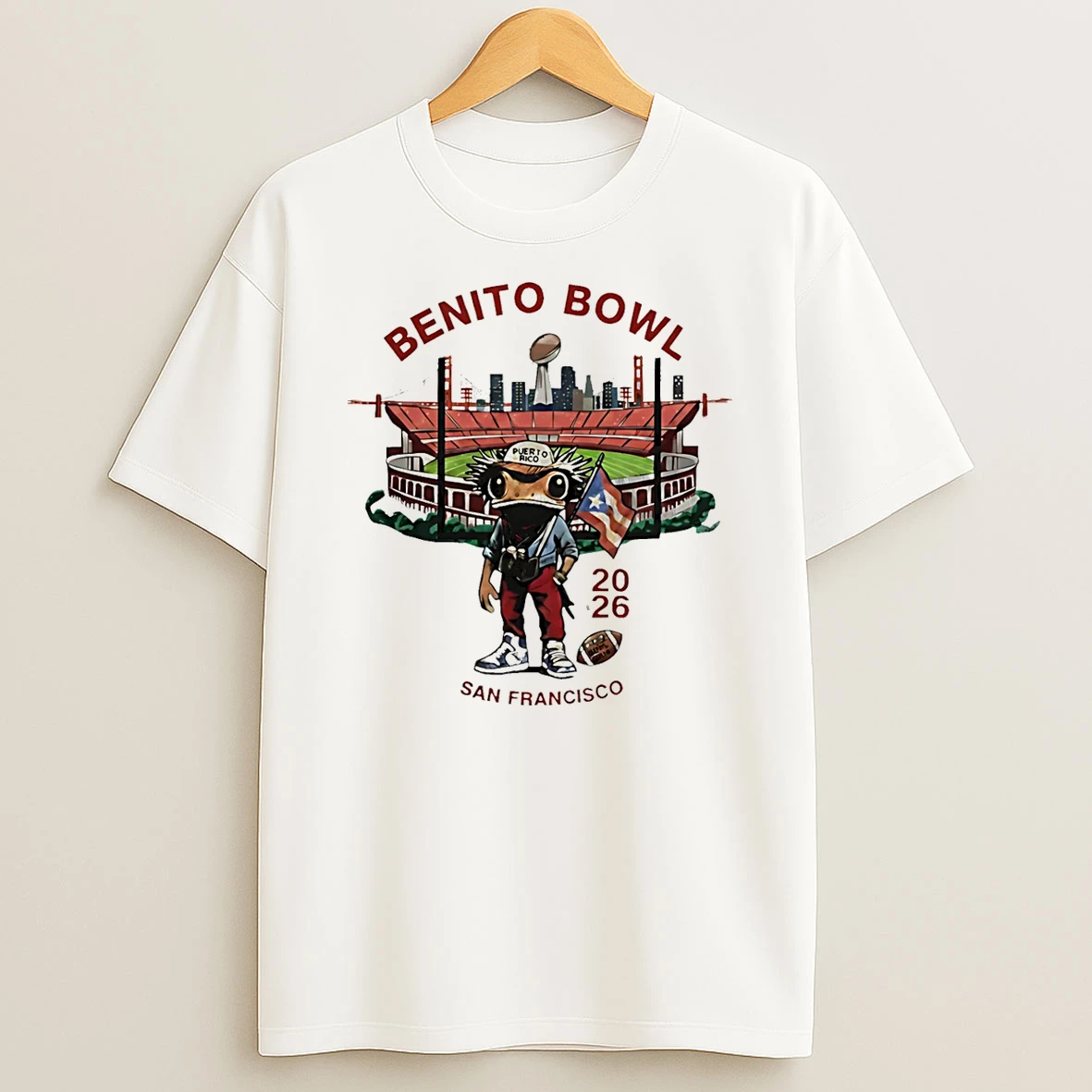 Benito Bowl Rap Music Super Bowl 2026 T Shirt
