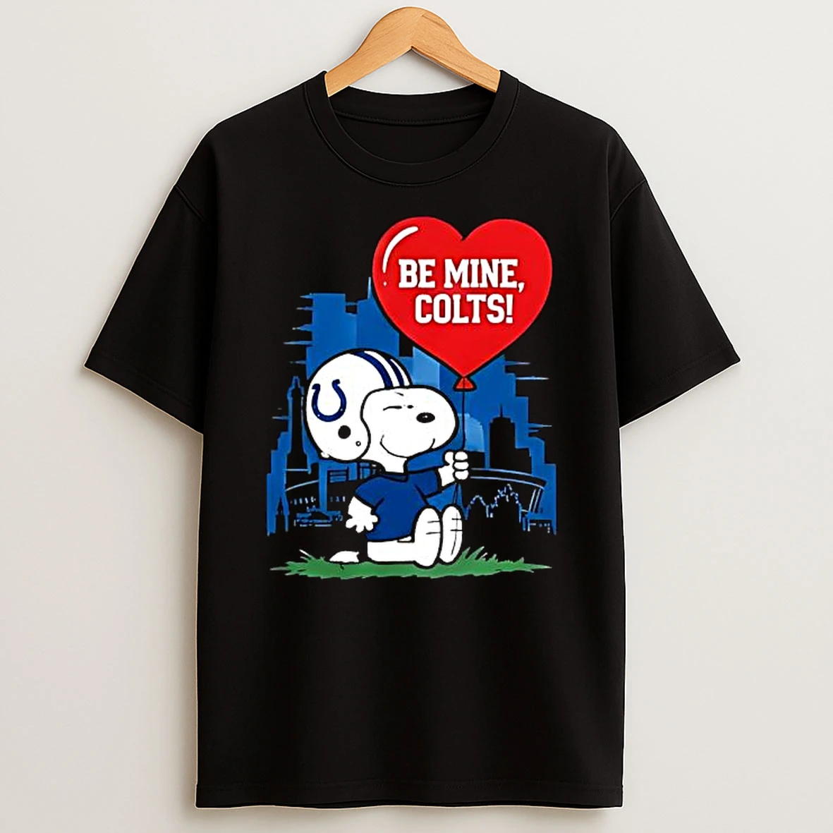 Best Indianapolis Colts X Snoopy Cartoon Valentine 2026 T Shirt