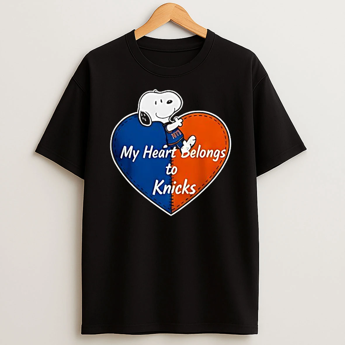 Best New York Knicks X Snoopy Cartoon Valentine 2026 T Shirt