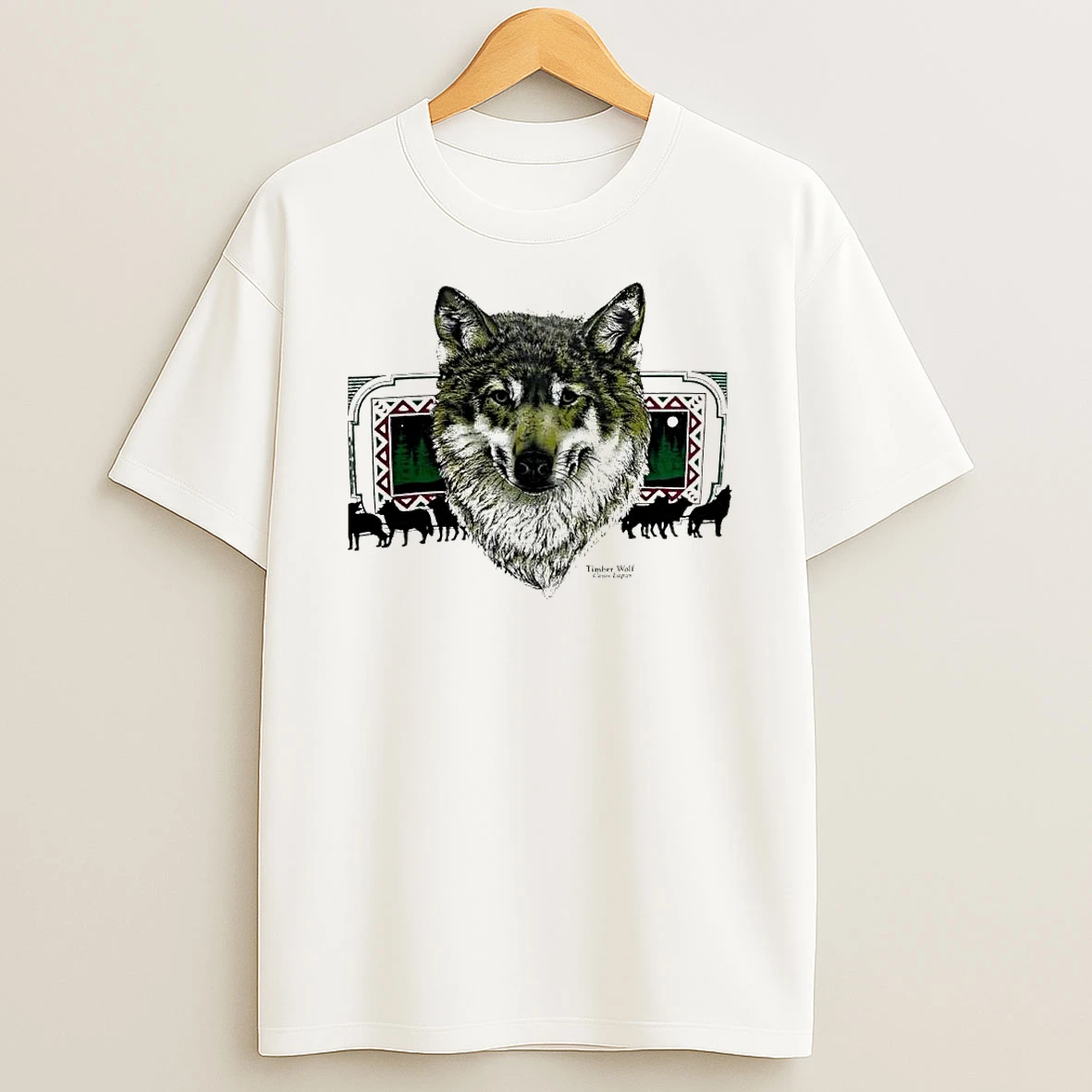 Best Timber Wolf Wildlife Animal Art T Shirt
