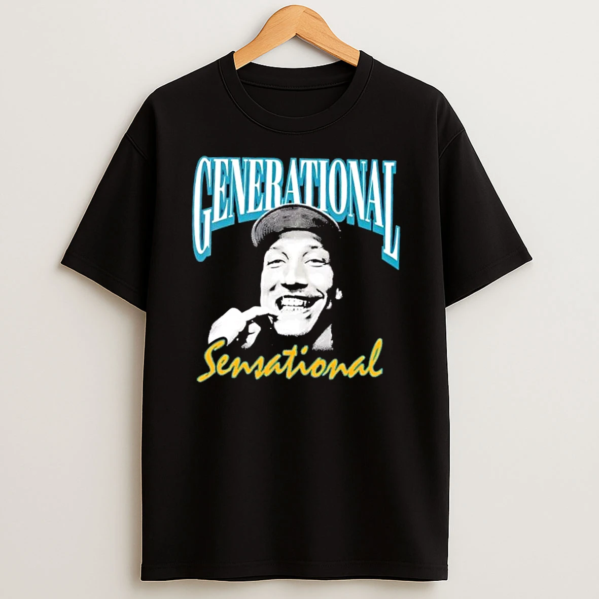 Big Face Generational Sensational Graphic T Shirt