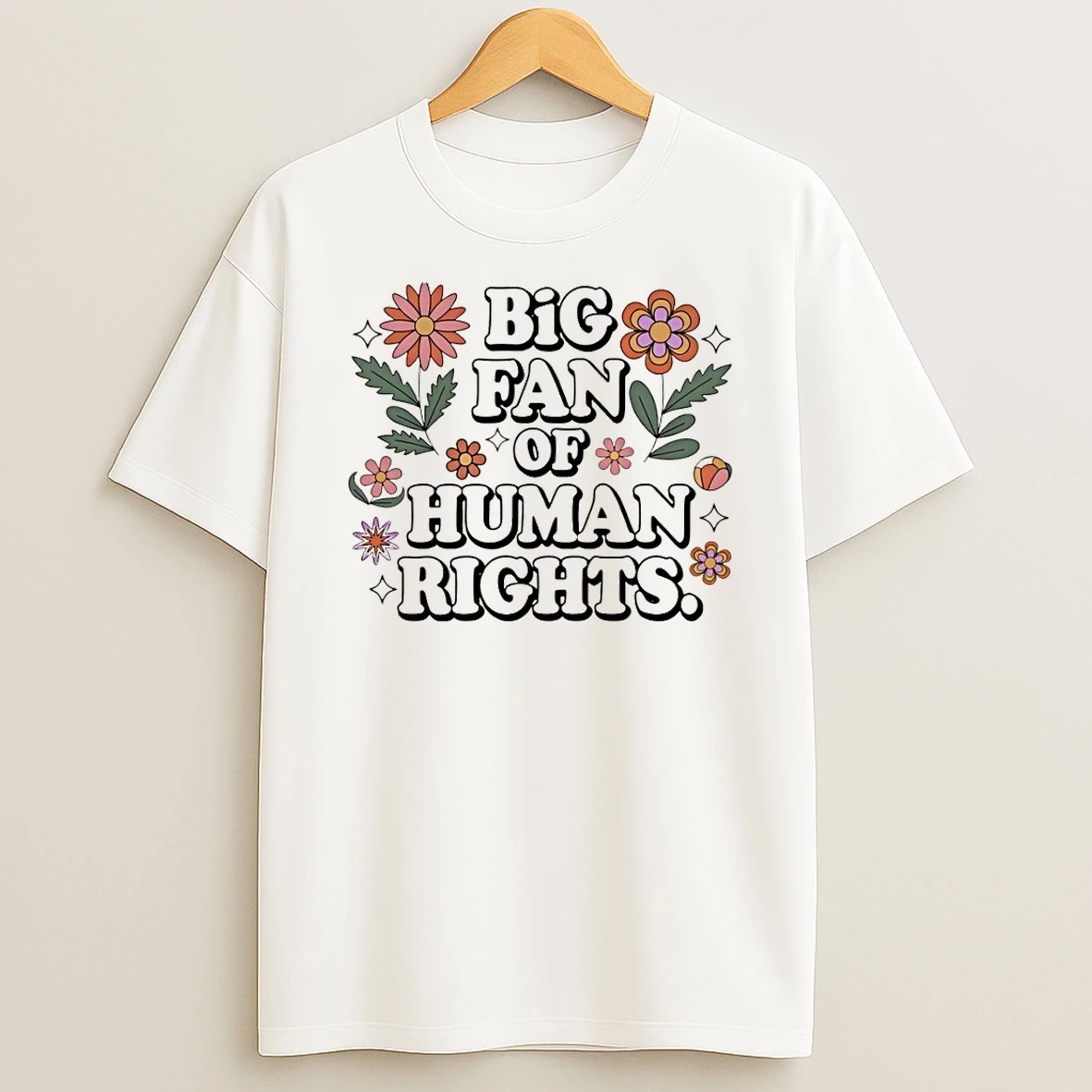 Big Fan Of Human Rights Fuck Ice Protest T Shirt