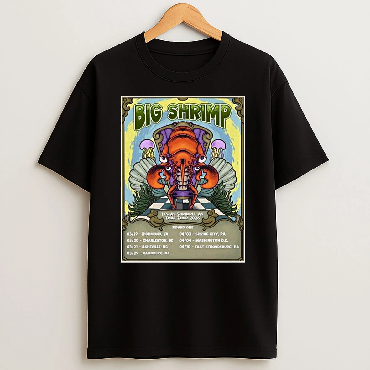 Big Shrimp Its As Shrimple As That Tour 2026 T Shirt