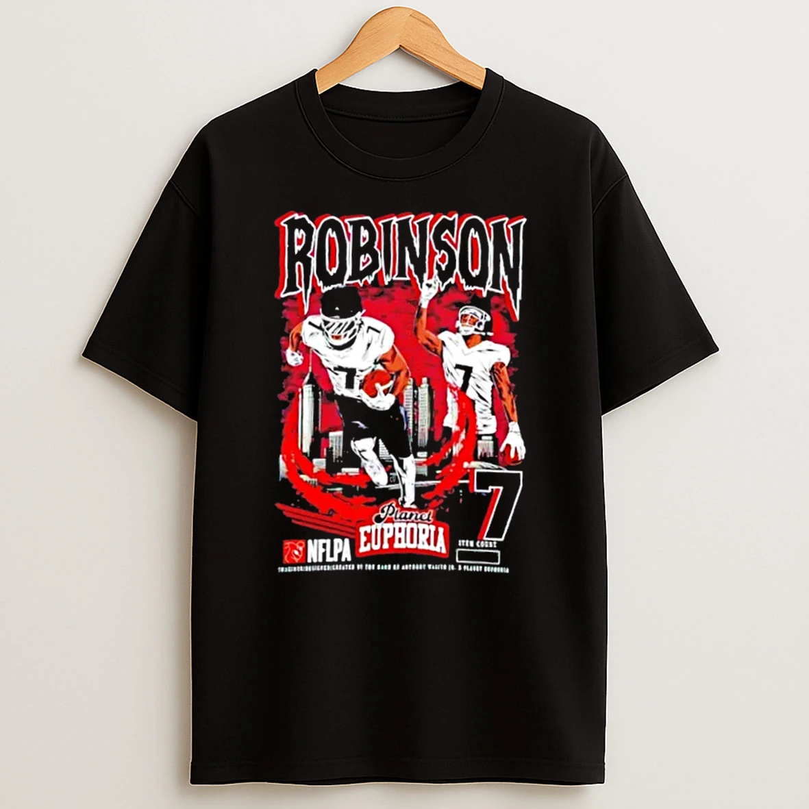 Bijan Robinson Atlanta Falcons Nflpa 2026 T Shirt