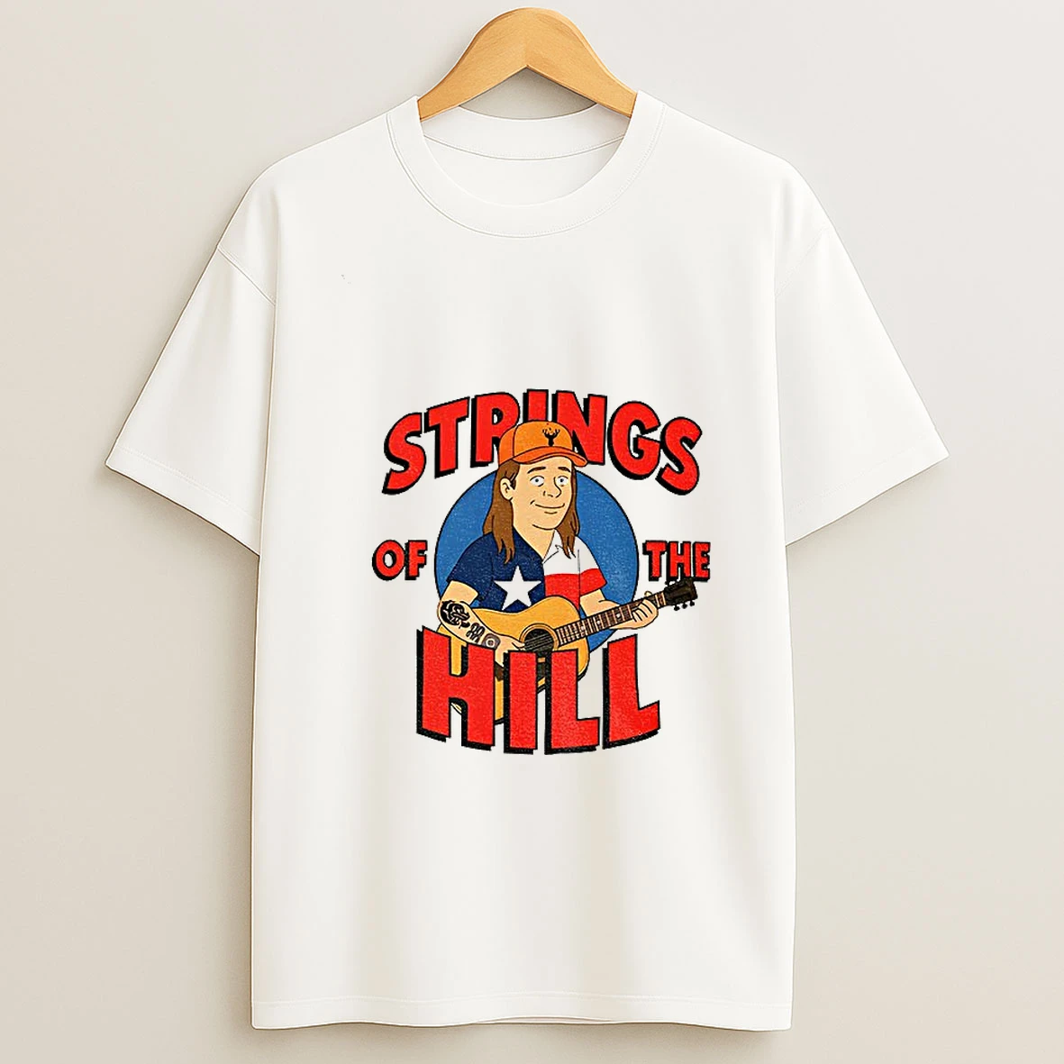 Billy Strings Cartoon Strings Of The Hill T Shirt