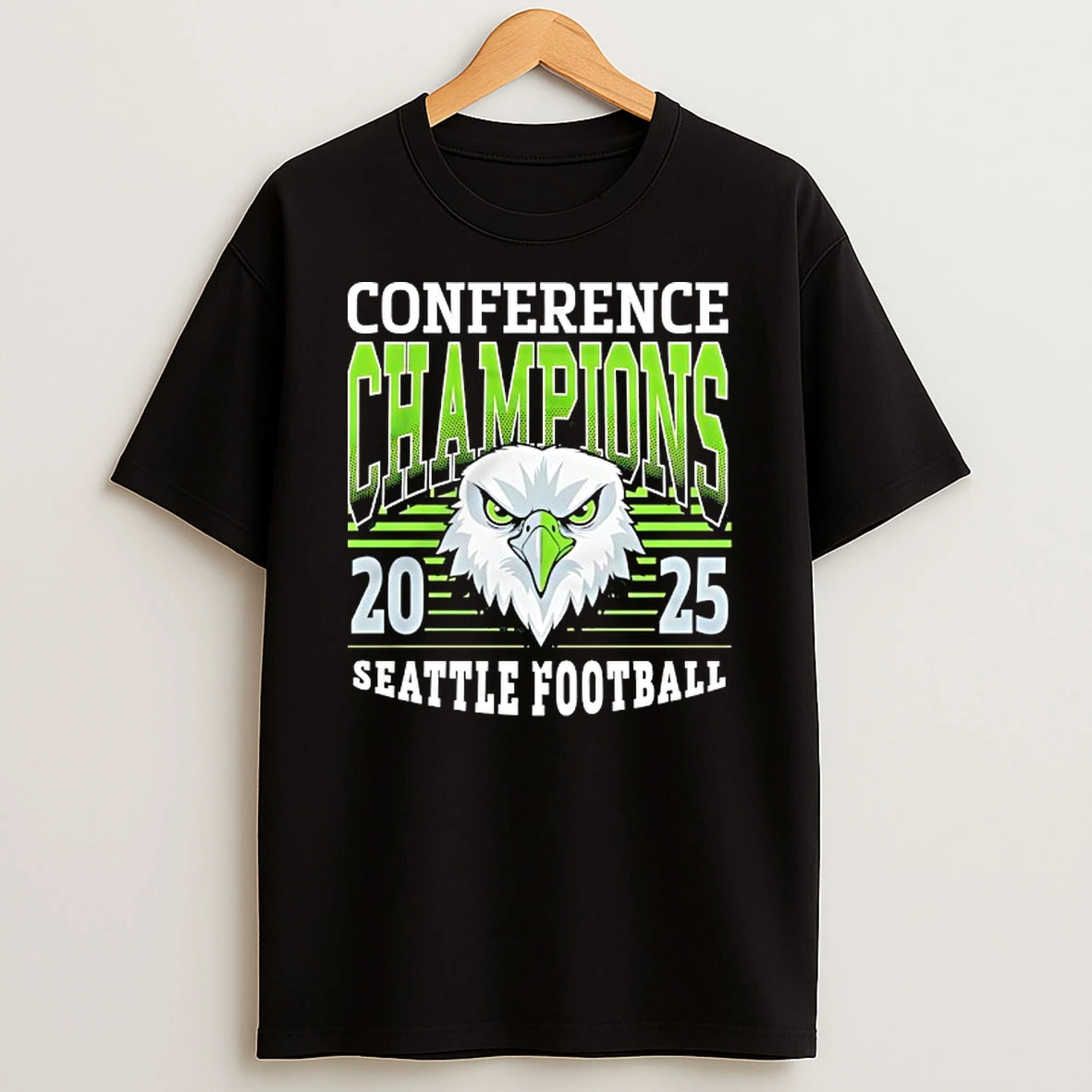 Birds Of Prey 2025 Conference Champions Seattle Seahawks T Shirt