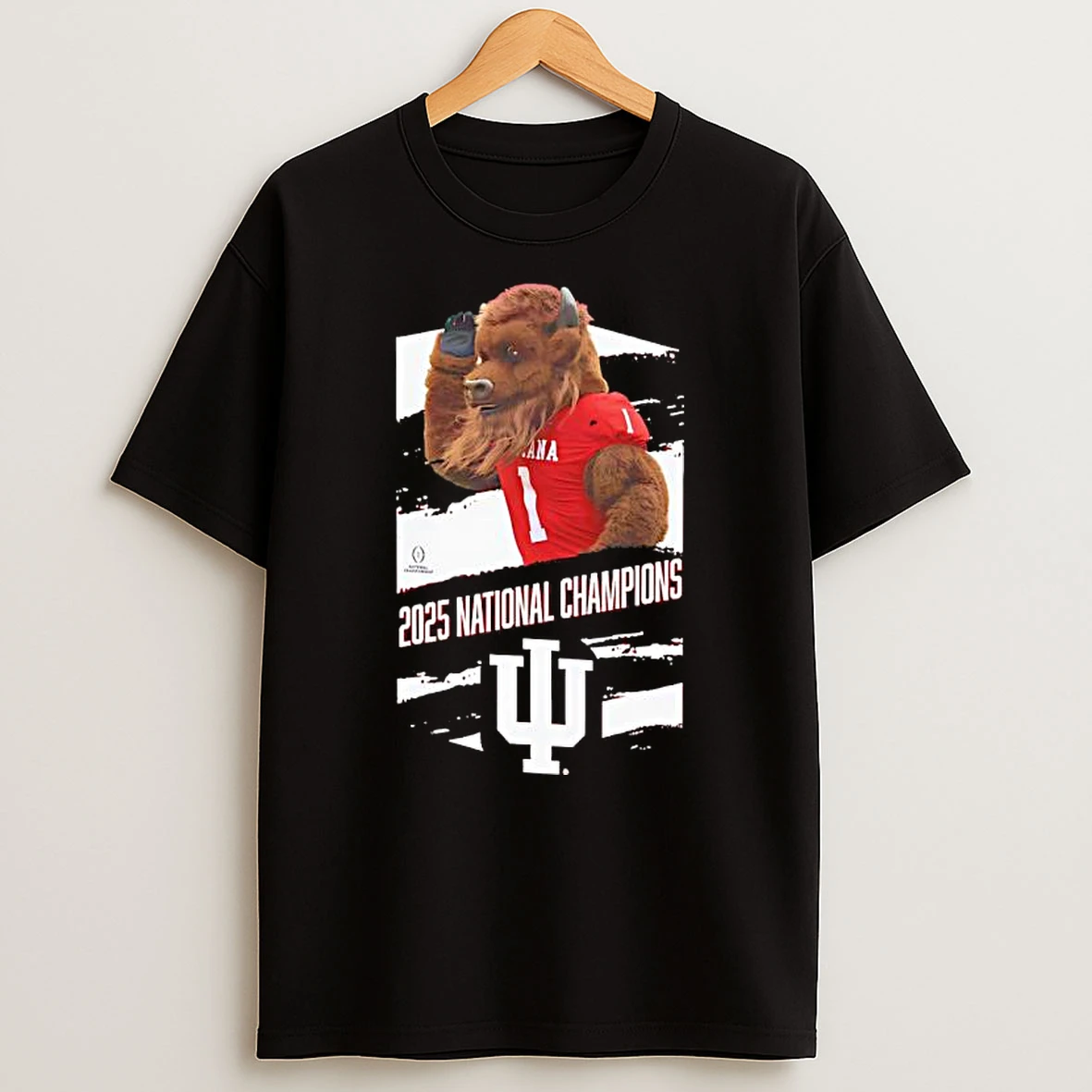 Bison Mascot Hoosiers Football 2025 National Champions T Shirt
