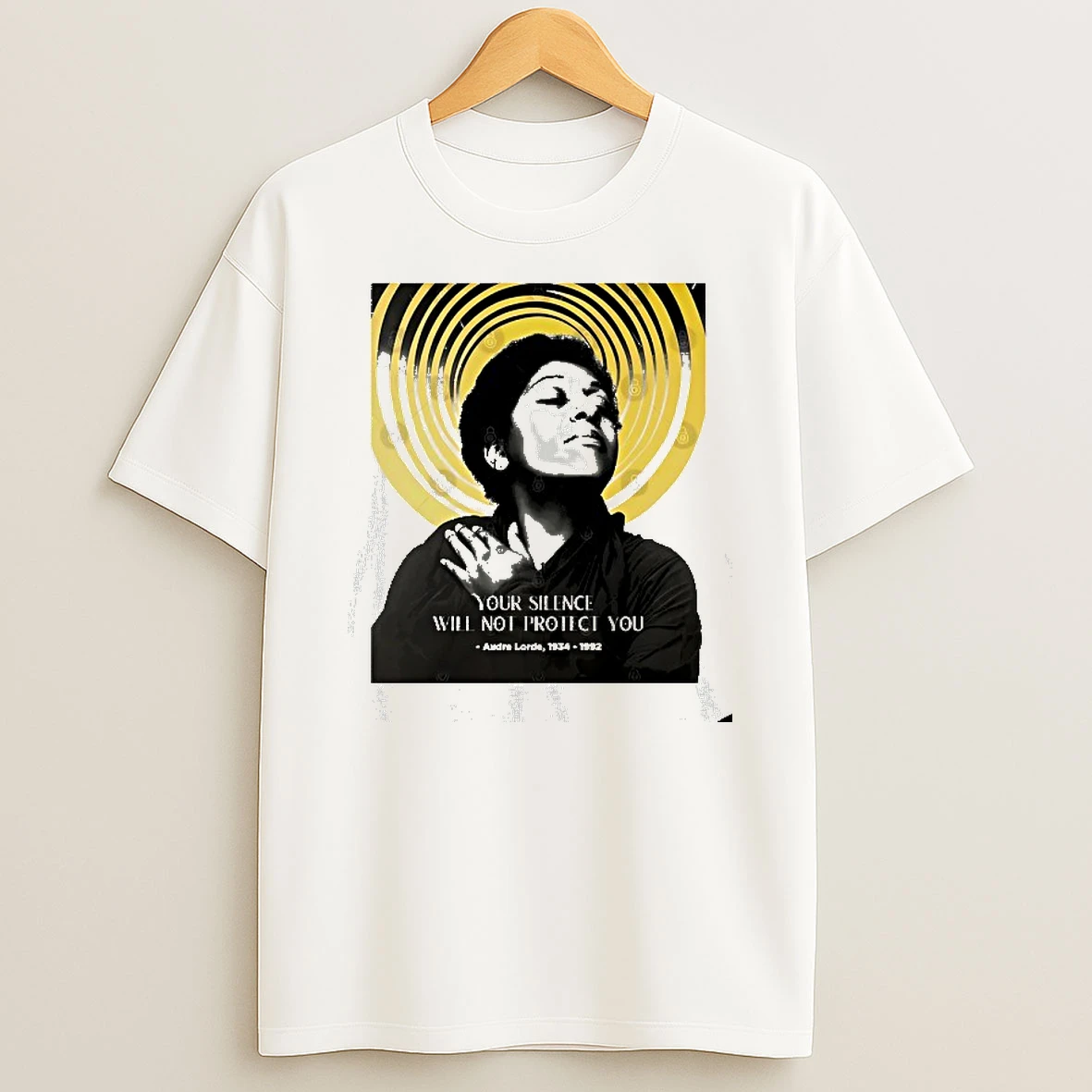 Black History Month Audre Lorde 1934 1992 Your Silence Will Not Protect You T Shirt