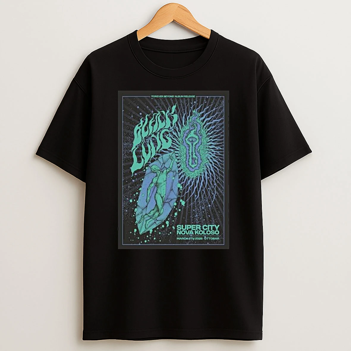 Black Lung Ottobar March 6 2026 Concert T Shirt
