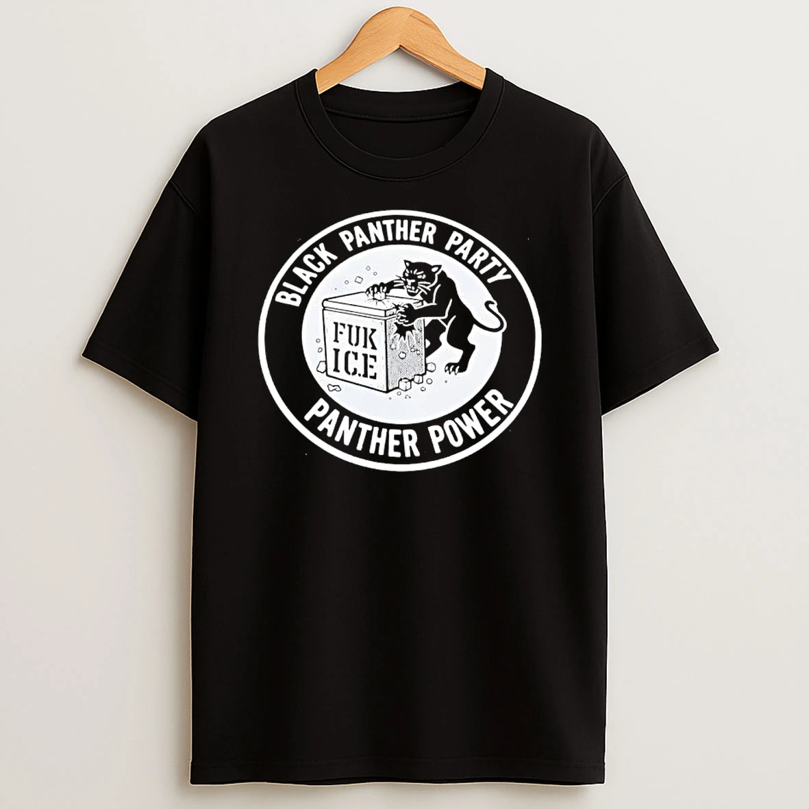 Black Panther Party Panther Power Fuck Ice T Shirt