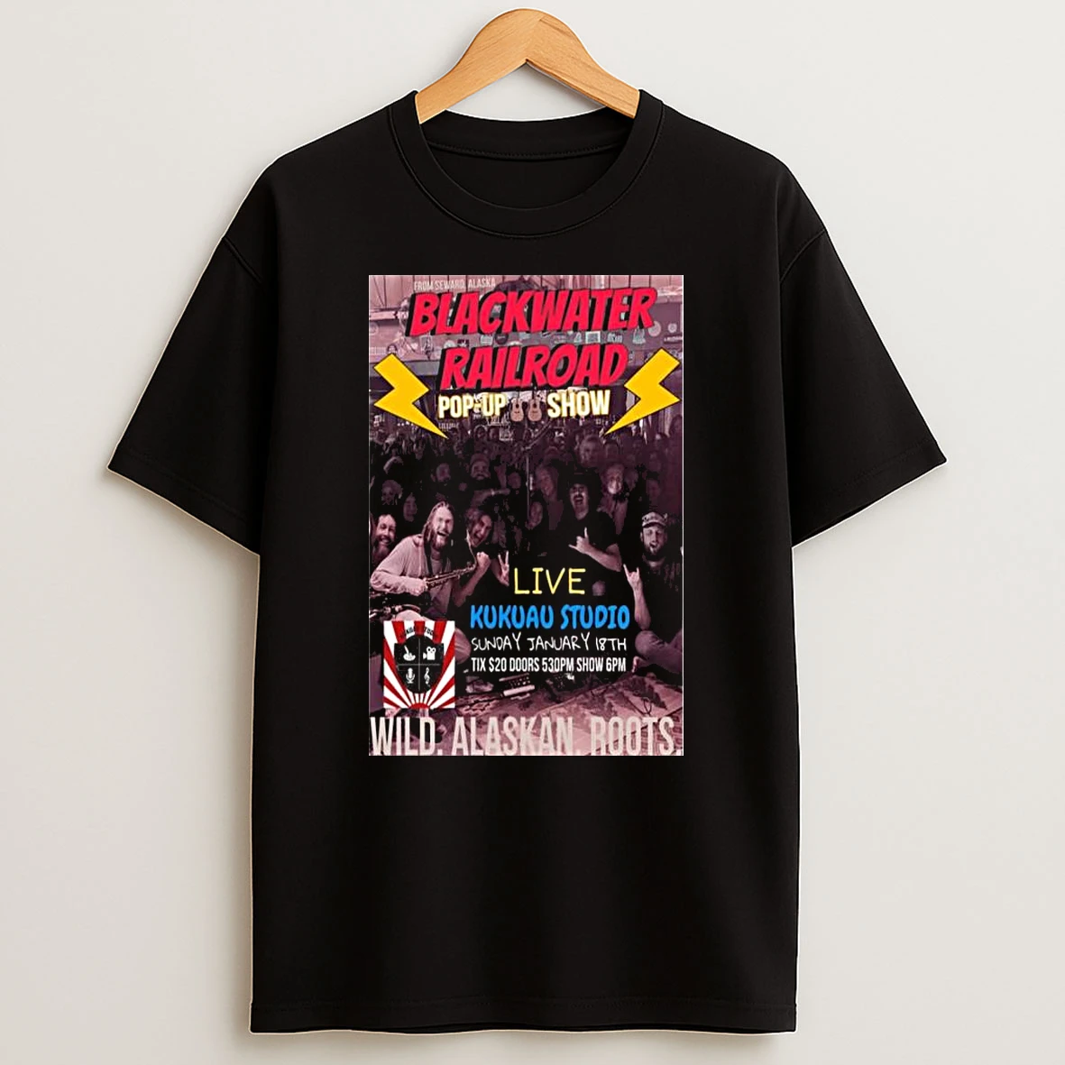 Blackwater Railroad Hilo Hawaii January 18 2026 Concert T Shirt