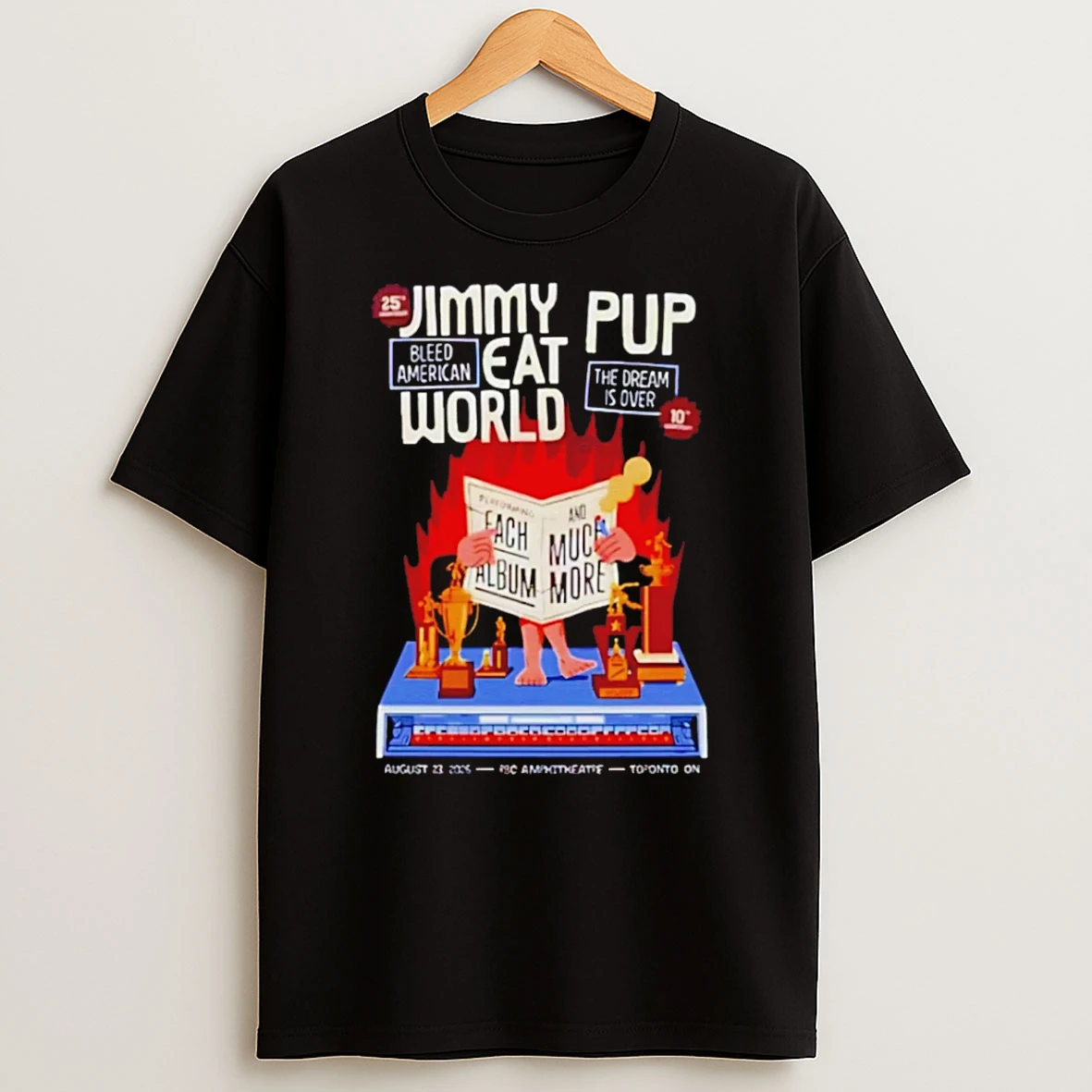 Bleed American 25 Toronto Night Immortalized T Shirt