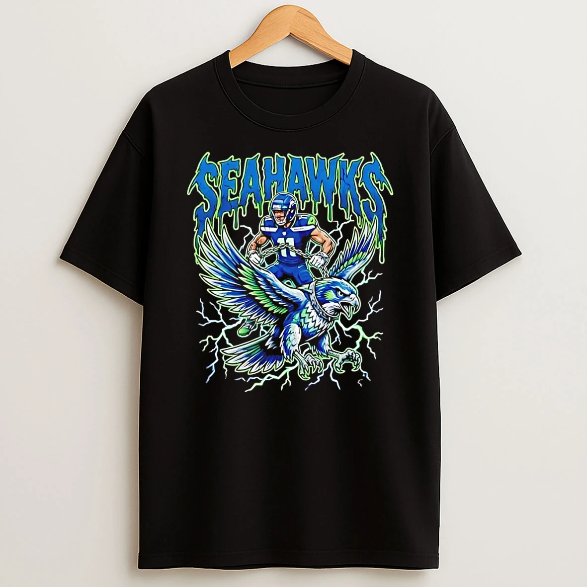 Blitz Jaxon Smith Njigba Seattle Seahawks Football Vintage T Shirt