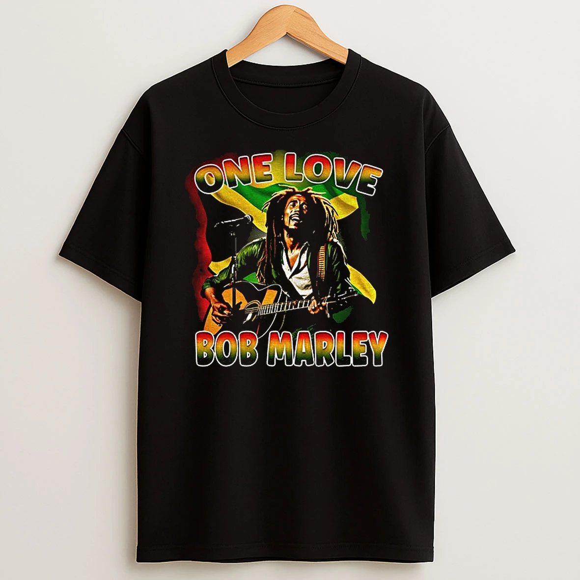 Bob Marley One Love Rastafarian Jamaica T Shirt