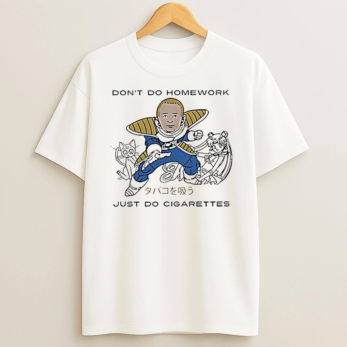 Bobby Hill Dont Do Homework Just Do Cigarettes T Shirt