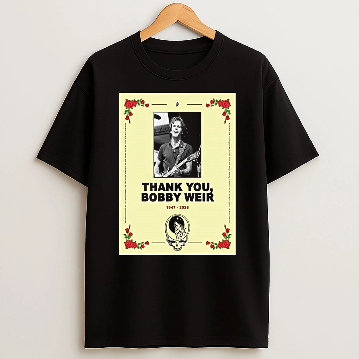 Bobby Weir Thank You 1947 2026 T Shirt
