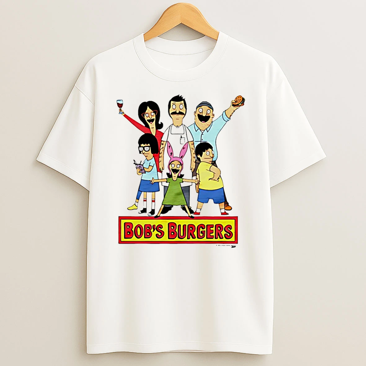 Bobs Burgers Bob Linda Tina Gene And Louise Cartoon T Shirt