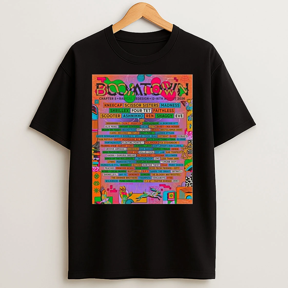 Boomtown August 12 16 2026 Chapter 5 Concert T Shirt