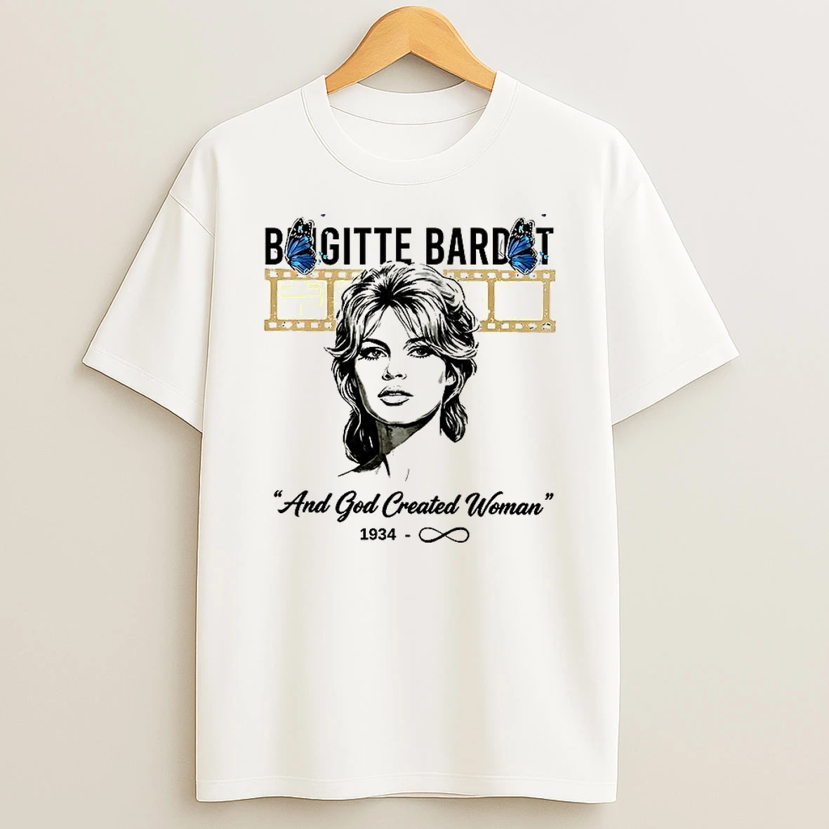 Brigitte Bardot And God Created Woman 1934 T Shirt