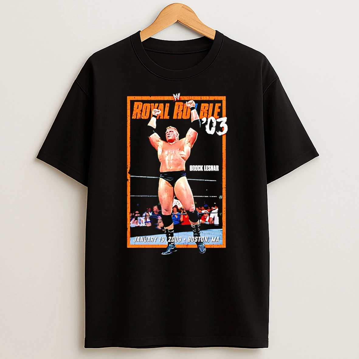 Brock Lesnar Royal Rumble 2003 Vintage T Shirt