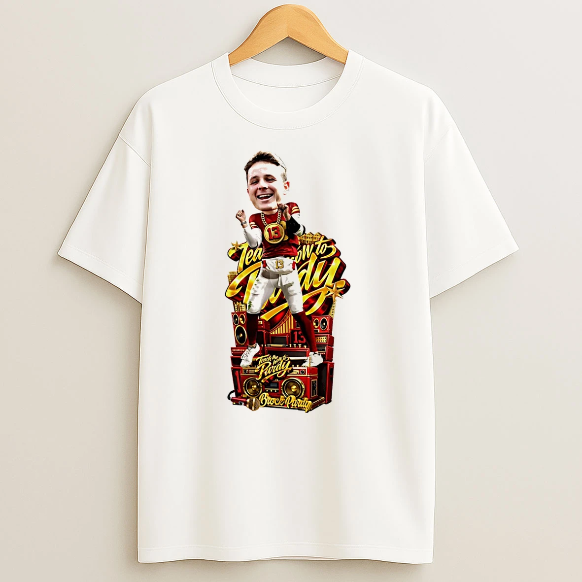 Brock Purdy Playoff Dance Caricature T Shirt