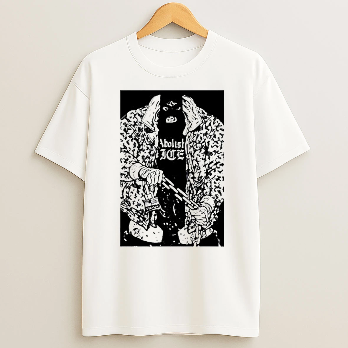 Brody King Abolish Ice Graphic T Shirt