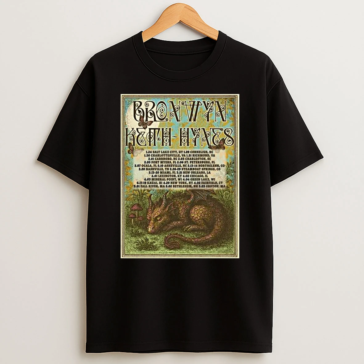 Bronwyn Apr And May 2026 Tour T Shirt