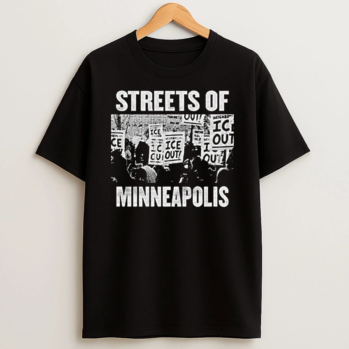 Bruce Springsteen Single Cover Street Of Minneapolis Ice Out T Shirt