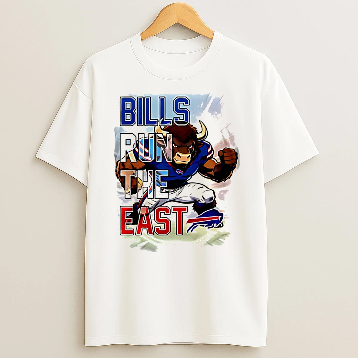 Buffalo Bills 2025 Nfl Wild Card Weekend Bills Run The East Mascot T Shirt